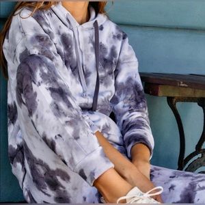 Free People Tie-Dye Work it out Hoodie